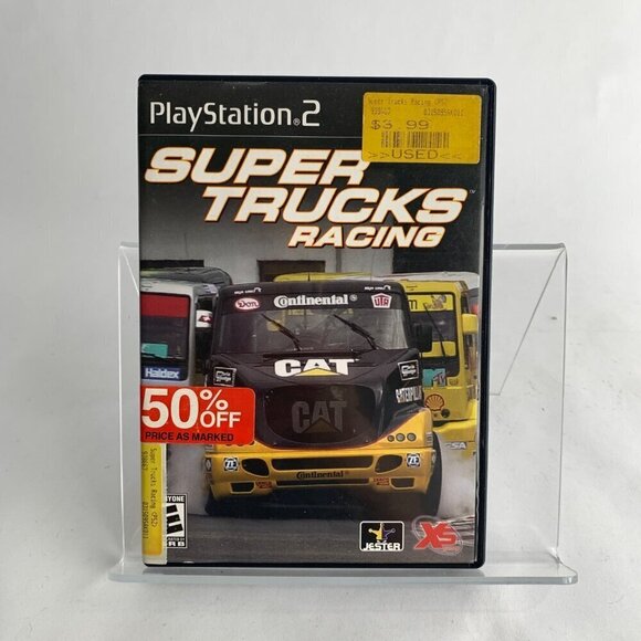 PlayStation 2 PS2 Super Trucks Racing Game Disc & Case - Picture 1 of 3